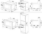 Встраиваемая микроволновая печь Smeg FMI120B3 фото 3 в Краснодаре