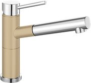 Смеситель Бланко Alta-S compact chrome/Silgranit шампань фото 2 в Краснодаре Смеситель Blanco Alta-S compact chrome/Silgranit шампань фото 2 в Краснодаре