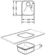 Мойка Смег UM40 фото 2 в Краснодаре Мойка Smeg UM40 фото 2 в Краснодаре