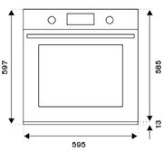 Духовой шкаф Bertazzoni F6011MODVPTZ фото 2 в Краснодаре