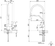 Смеситель Smeg MID20CR фото 2 в Краснодаре