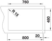 Мойка BLANCO LEGRA 8 SIlgranit кофе, чаша слева фото 4 в Краснодаре Мойка BLANCO LEGRA 8 SIlgranit кофе, чаша слева фото 4 в Краснодаре