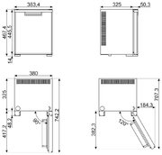 Минибар Smeg MTE30 фото 4 в Краснодаре