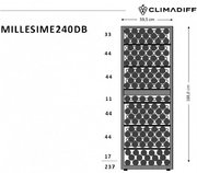 Винный шкаф CLIMADIFF MILLESIME240D фото 4 в Краснодаре