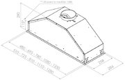 Встраиваемая вытяжка Pando GTI/510 IX V1050 ECO SEC PLUS фото 4 в Краснодаре