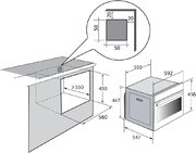 Встраиваемая комбинированная микроволновая печь Brandt BKC7153LX фото 4 в Краснодаре