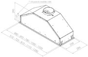 Встраиваемая вытяжка Pando GTI/810 INOX V.1050 ECO SEC PLUS фото 3 в Краснодаре