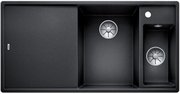 Мойка Бланко AXIA III 6 S чаша справа, доска стекло клапан-автомат InFino® антрацит фото в Краснодаре Мойка Blanco AXIA III 6 S чаша справа, доска стекло клапан-автомат InFino® антрацит фото в Краснодаре
