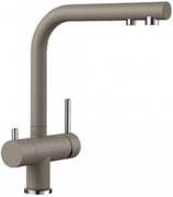 Смеситель Бланко FONTAS II SILGRANIT + фильтр для воды BWT-БАРЬЕР EXPERT STANDARD серый беж фото в Краснодаре Смеситель Blanco FONTAS II SILGRANIT + фильтр для воды BWT-БАРЬЕР EXPERT STANDARD серый беж фото в Краснодаре