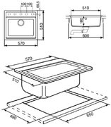Мойка Смег VS57T фото 2 в Краснодаре Мойка Smeg VS57T фото 2 в Краснодаре