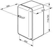 Мини-бар Smeg FAB5LP1 фото 3 в Краснодаре
