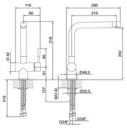 Смеситель Smeg MF22-CR фото 2 в Краснодаре