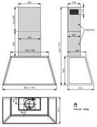 Вытяжка Falmec TIME 85 INOX фото 2 в Краснодаре