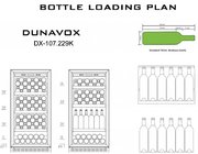 Винный шкаф Dunavox DX-107.229K фото 3 в Краснодаре