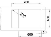 Мойка BLANCO ELON XL 6 S мягкий белый, клапан-автомат фото 3 в Краснодаре Мойка BLANCO ELON XL 6 S мягкий белый, клапан-автомат фото 3 в Краснодаре