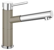 Смеситель Бланко Alta-S compact chrome/Silgranit серый беж фото в Краснодаре Смеситель Blanco Alta-S compact chrome/Silgranit серый беж фото в Краснодаре