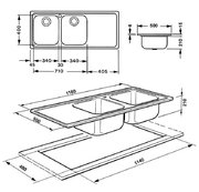 Мойка Смег LM116D фото 2 в Краснодаре Мойка Smeg LM116D фото 2 в Краснодаре