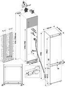 Встраиваемый холодильник Krona ZELLE RFR фото 3 в Краснодаре