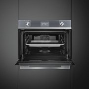 Духовой шкаф комбинированный с пароваркой Smeg SF4102VCS фото 3 в Краснодаре