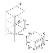 Встраиваемая микроволновая печь Bertazzoni F457PROMWSX фото 4 в Краснодаре