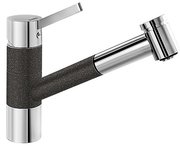 Смеситель Бланко Tivo-S chrome/Silgranit антрацит фото в Краснодаре Смеситель Blanco Tivo-S chrome/Silgranit антрацит фото в Краснодаре