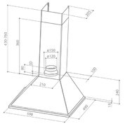 Вытяжка Faber SYNTHESIS HIP X A60 PB фото 2 в Краснодаре
