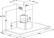 Вытяжка кухонная Maunfeld TSH 90 Черная с кнопками (Push Black) фото 3 в Краснодаре