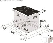 Индукционная варочная панель Brandt BPI6427B фото 3 в Краснодаре