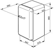 Холодильник Smeg FAB10HLIT фото 3 в Краснодаре