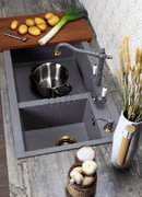 Мойка Омойкири TEDORI 86-2-LB-SA фото 2 в Краснодаре Мойка Omoikiri TEDORI 86-2-LB-SA фото 2 в Краснодаре