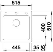 Мойка BLANCO NAYA 5 Silgranit кофе фото 2 в Краснодаре Мойка BLANCO NAYA 5 Silgranit кофе фото 2 в Краснодаре