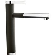 Смеситель Blanco Linee-S Silgranit антрацит Смеситель Blanco Linee-S Silgranit антрацит
