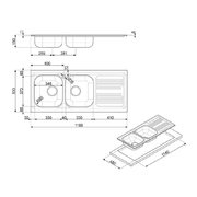 Мойка Smeg LMN116D фото 2 в Краснодаре