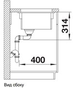 Мойка Бланко ETAGON 500-U SILGRANIT PuraDur темная скала фото 3 в Краснодаре Мойка Blanco ETAGON 500-U SILGRANIT PuraDur темная скала фото 3 в Краснодаре