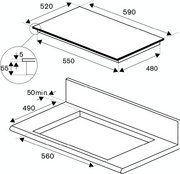 Варочная панель Bertazzoni P604I1B26NV фото 4 в Краснодаре