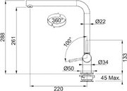 Смеситель Franke Neptune Window хром фото 4 в Краснодаре