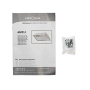 Встраиваемая вытяжка KRONA Ameli 600 white S фото 4 в Краснодаре