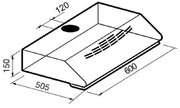 Вытяжка Korting KHT 6230 X фото 2 в Краснодаре