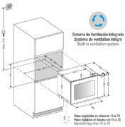 Встраиваемый винный шкаф Pando PVMAVP 45-18CRL фото 3 в Краснодаре