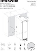 Винный шкаф Dunavox DX-143.468B фото 3 в Краснодаре