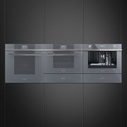Компактный духовой шкаф с пароваркой Smeg SF4104VCS фото 3 в Краснодаре