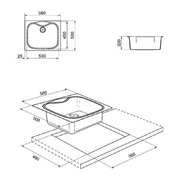 Мойка Smeg LSE58A фото 2 в Краснодаре