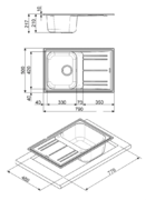 Мойка Смег LZ791P фото 2 в Краснодаре Мойка Smeg LZ791P фото 2 в Краснодаре
