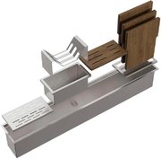 Встраиваемая сушка для посуды Омойкири DRY-01 GM 4999107 фото 2 в Краснодаре Встраиваемая сушка для посуды Omoikiri DRY-01 GM 4999107 фото 2 в Краснодаре