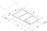 Варочная поверхность Korting HG 995 CTX фото 3 в Краснодаре