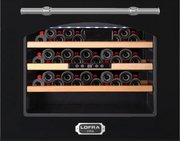 Встраиваемый винный шкаф Lofra ZBRNM24M/R CANTINA 24 NERO MAT CROMO