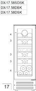 Винный шкаф Dunavox DAUF-17.58DBH фото 4 в Краснодаре