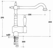 Смеситель Smeg ME3OT фото 2 в Краснодаре