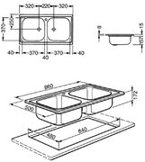 Мойка Смег LX862-2 фото 2 в Краснодаре Мойка Smeg LX862-2 фото 2 в Краснодаре