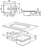 Мойка Смег SRO3416 фото 3 в Краснодаре Мойка Smeg SRO3416 фото 3 в Краснодаре